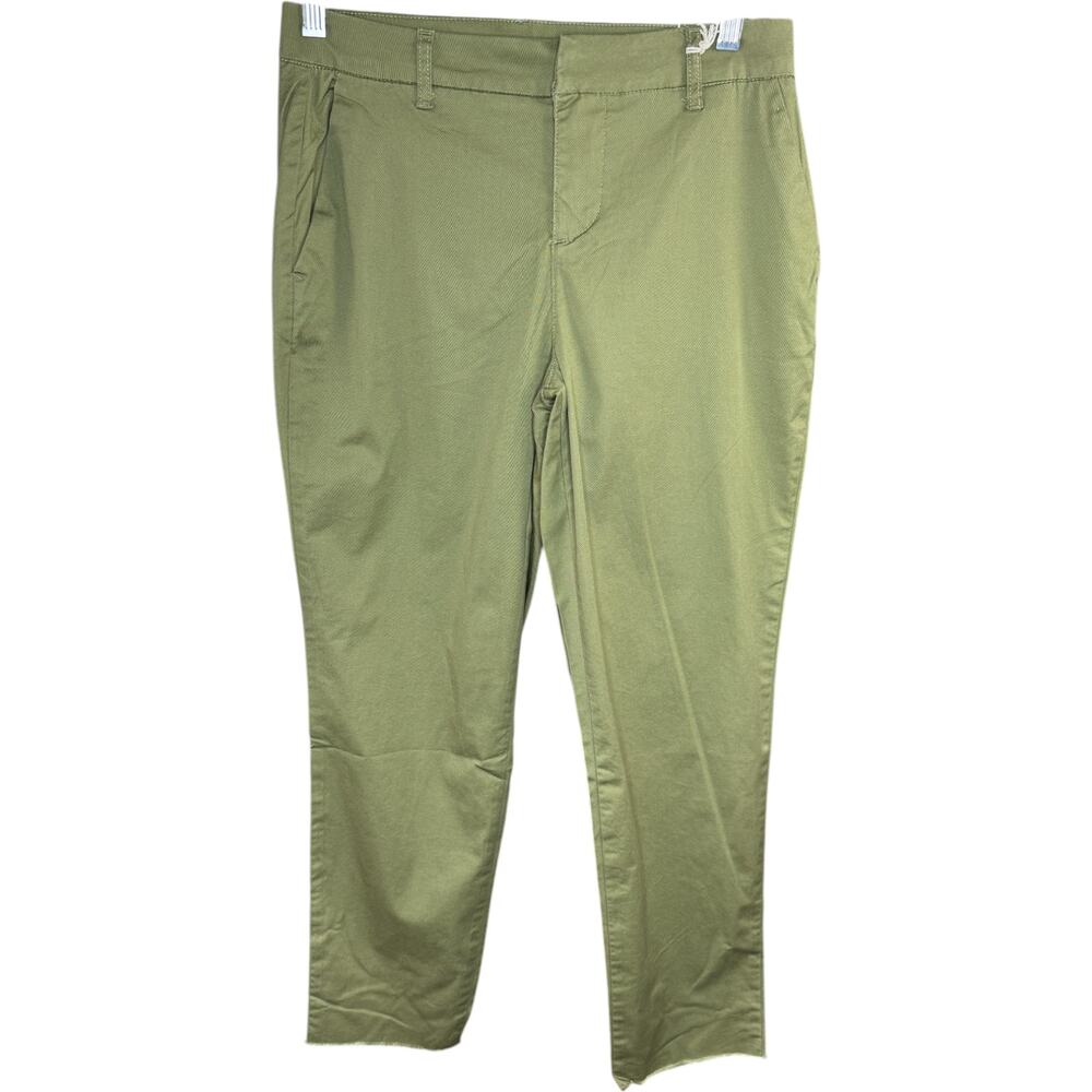 Laurie Felt Los Angeles Women’s Pants Olive Green Size 2 Slim Fit Stretch‎ NWT